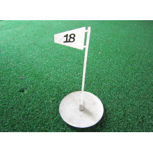 drapeaux de golf en plastique